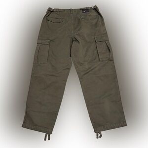 Banana Republic Baggy Fit Surplus Cargo Utility Pants Men's 40x34 Army Green NWT